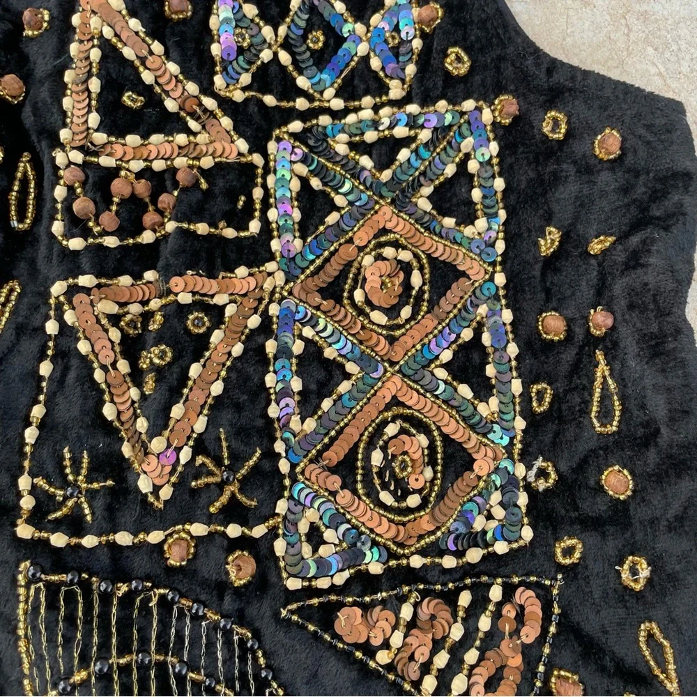 Vintage Boho Statement Vest ✨ - Picture 3 of 15